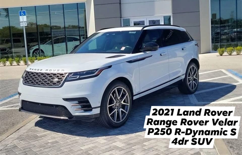2021 Land Rover Range Rover Velar P250 R-Dynamic S 4dr SUV AWD (2.0L